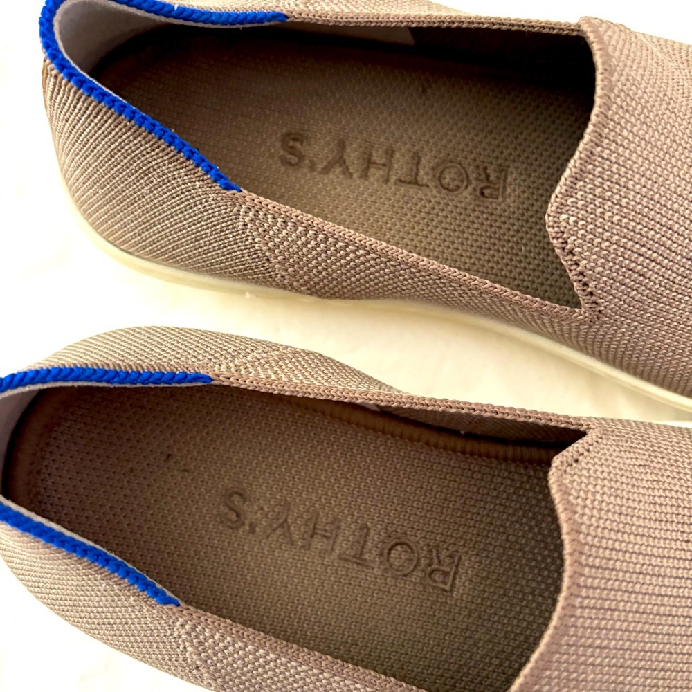 Rothy’s Sneaker The Original Slip on Shoe Casual Fashion Machine Washable Sz 7.5 - Picture 5 of 11